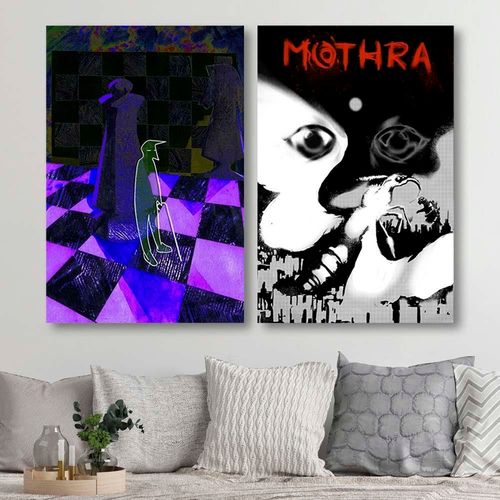 Obraz na płótnie – Canvas, Ćma abstrakcja 70x100 na Arena.pl