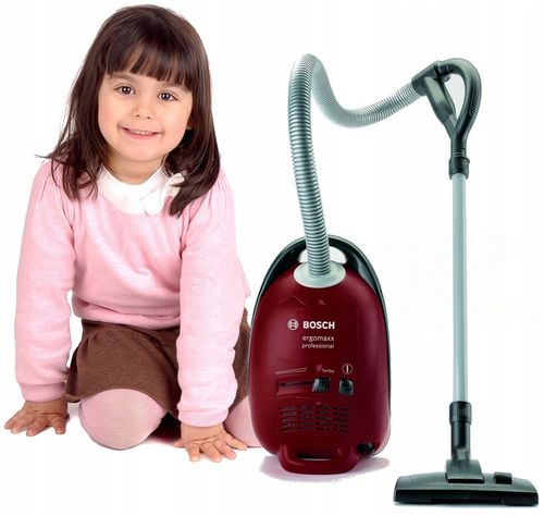 ODKURZACZ BOSCH DLA DZIECI CZERWONY Z DŹWIĘKIEM KLEIN na Arena.pl