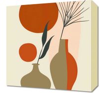 Obraz 40x40cm Wazy w Czerwieni
