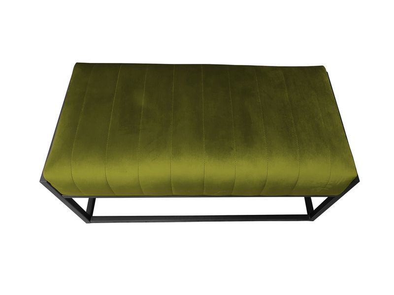 Ławka KAYA LOFT BL75 pufa podnóżek metal zdjęcie 2