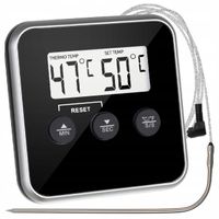 Termometr Kuchenny Cyfrowy z Sonda do Piekarnika Lodówki Kuchni Timer LCD