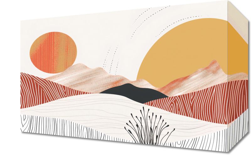 Obraz 30x20cm Roztańczone Słońce zdjęcie 1