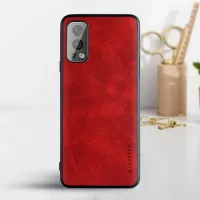 Etui AIORIA Vintage LEATHER do OnePlus Nord 2 czerwony
