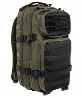 Mil-Tec Plecak Taktyczny Wojskowy 20L Czarny/Oliwkowy