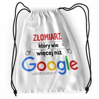 Plecak Dla Złomiarza Sportowy Szkolny Worek Torba Z Nadrukiem Ze Zdjęciem