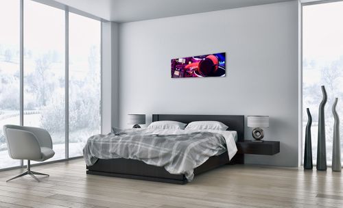 Obraz Na Płótnie - Studio Nagrań  - 90X30 Cm - Ab90X30-2404 na Arena.pl