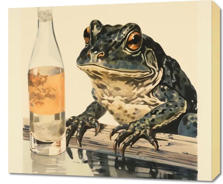 Obraz 70x60cm Refleksje Błotniaka zdjęcie 1