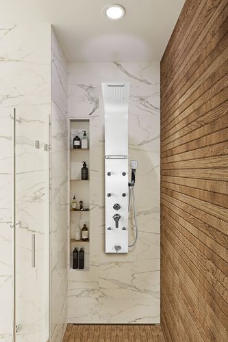 Bateria panel prysznicowy WHITE na Arena.pl