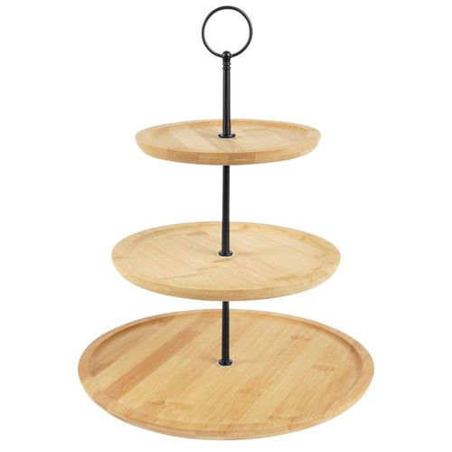 Patera bambusowa 3-piętrowa 35 cm na Arena.pl