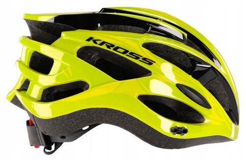 Kask rowerowy Kross LAKI 008LGR limonkowy 58-61 cm L na Arena.pl