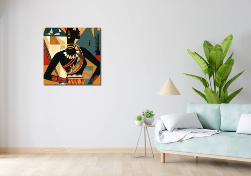 Obraz 70x70cm Afrykańska Mozaika na Arena.pl