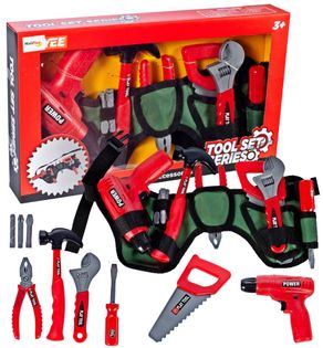 Zestaw narzędzi dla dzieci Pas z narzędziami + Wkrętarka U151