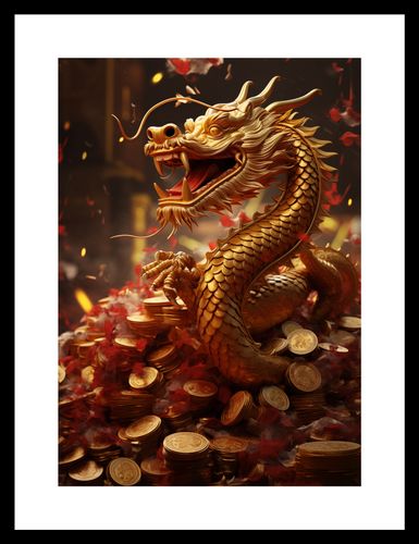 Plakat 21x29,7cm Smok Bogactwa na Arena.pl