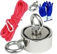 Magnes neodymowy uchwyt magnetyczny 180kg do poszukiwań KD10418