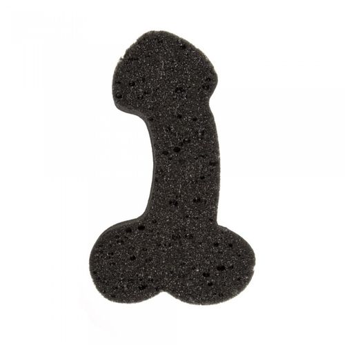 zabawka   bath sponge penis   19cm black na Arena.pl