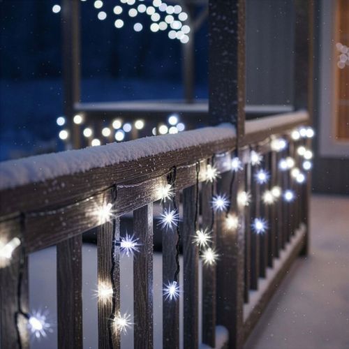 LAMPKI SOPLE 50LED ZEWNĘTRZNE IP65 PRO BIAŁE FLASH 2,5m GRUBE PROFESJONALNE na Arena.pl