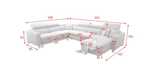 Narożnik LORETTO VII od BRATTEX na Arena.pl