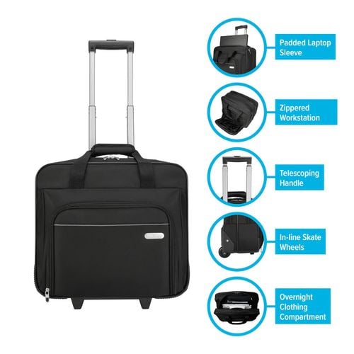 targus executive 15.6" laptop roller black (tbr003eu) na Arena.pl