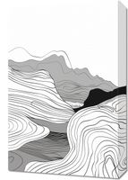 Obraz 40x60cm Geometryczne Wzniesienia