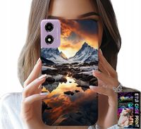 ETUI DO MOTOROLA MOTO E14 - STRUMIEŃ, GÓRY, SZCZYTY, EVEREST + FOLIA