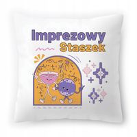 Poduszka Dla Staszka Na Urodziny Ze Zdjęciem Na Prezent Biała 40X40 Cm
