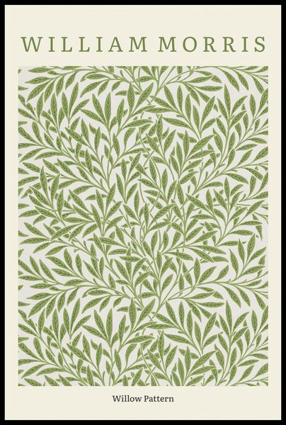 Plakat 61x91,5cm Design Willow Pattern, Morris Vintage do Salonu zdjęcie 1