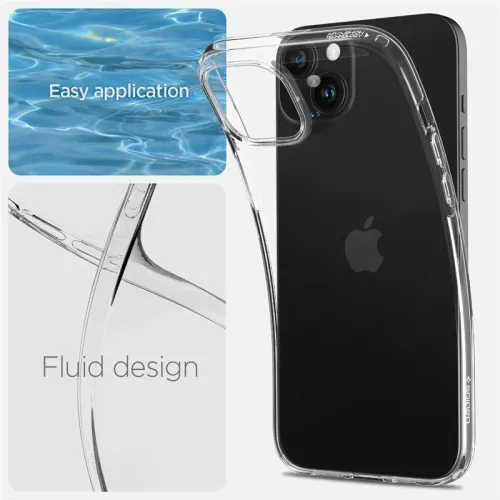 Etui Spigen Crystal Flex na iPhone 15 Plus - przezroczyste na Arena.pl