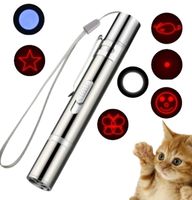 Wskaźnik laserowy dla kota USB 3w1 latarka UV