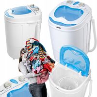 MINI PRALKA PRZENOŚNA TURYSTYCZNA WIRÓWKA WSAD 3kg