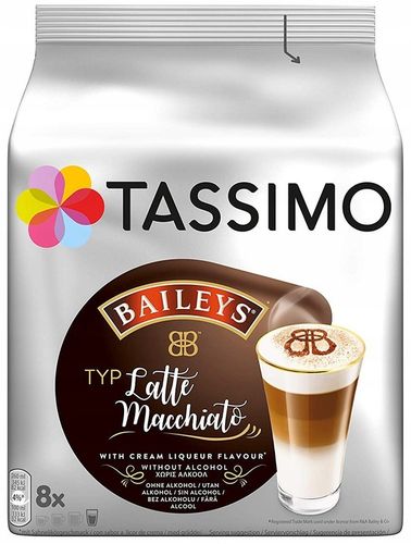 Kapsułki TASSIMO BAILEYS LATTE MACCHIATO 8szt na Arena.pl