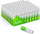 80 x bateria alkaliczna GP EXTRA R3 AAA 1,5V BOX do zabawek