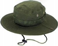 Kapelusz Męski Wojskowy BOONIE MILITARNY taktyczny  KR36_Zielony