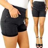 SPODENKI KRÓTKIE spodnie MODELUJĄCE JEANSOWE, 6XL