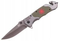 NÓŻ MYŚLIWSKI Scyzoryk 3w1 Składany Turystyczny 180805