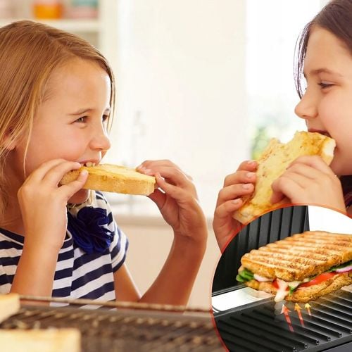 KONTAKTOWY GRILL ELEKTRYCZNY OPIEKACZ SKŁADANY TOSTER PANINI KANAPEK na Arena.pl