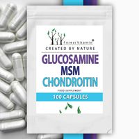 Glukozamina MSM Chondroityna 100kaps SUPER ZESTAW NA STAWY KOLANA KOŚCI