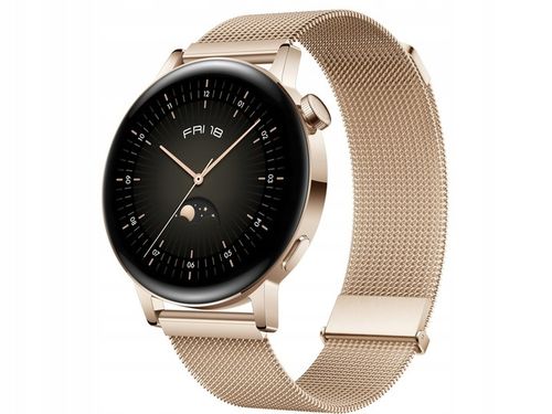 Złoty Smartwatch HUAWEI Watch GT 3 42mm Elegant na Arena.pl