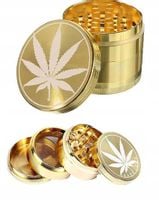Grinder Złoty Listek 4-częściowy młynek