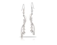 kolczyki fale z kryształkami preciosa z kolekcji classic (p10114ag)