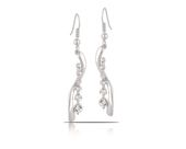 kolczyki fale z kryształkami preciosa z kolekcji classic (p10114ag)