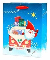 Wesołych - torebka z Mikołajem - S