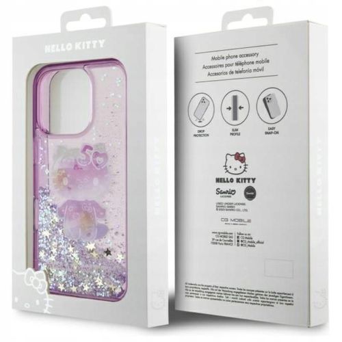 Etui do iPhone 16 Pro Max Hello Kitty Liquid Glitter 50TH Anniversary Case na Arena.pl