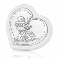 Obrazek  z grawerem na komunię pamiątka komunii chłopca dziewczynki