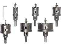 zestaw otwornic tct do metalu 6szt. - yt-44077