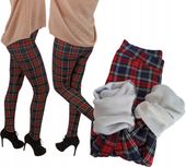 Getry leginsy damskie grube futerko kratka thermo