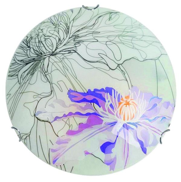 Spring plafon 40 2x60W E27 fioletowy zdjęcie 1