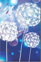 100 70CM OBRAZ PŁÓTNO DMUCHAWCE ABSTRAKCYJNYM TLE PŁÓTNO RAMA