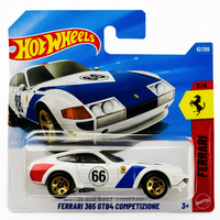 hot wheels 1:64 ferrari 365 gtb4 competizione - jjj30