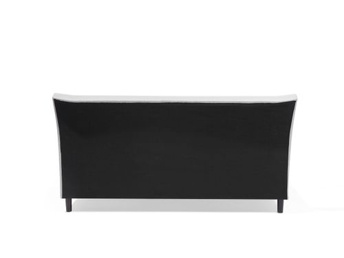 Łóżko tapicerowane 140 x 200 cm jasnoszare SAVERNE na Arena.pl