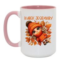 Duży Biało-Różowy 450 ml